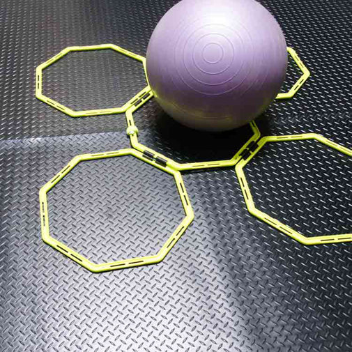 RubberCal, Inc. Diamond Plate Garage Flooring Roll in Black & Reviews